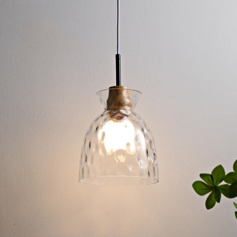 Modern Pendelleuchte Design Kreative Glas Lampenschirm Hängeleuchte Innen Dekoration Kronleuchter - Ø19CM