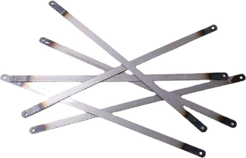 Sägeblatt,Bügelsägeblatt,Bügelsägeblatt,Für Holzbearbeitung, Kohlenstoffstahl, Bügelsägenhalterungen usw. 10 Stück