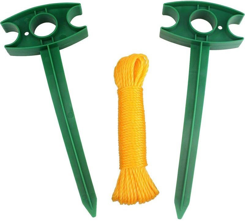 Garten- und Pflanzenschnur - Pflanzseil - Verlegehilfe - Gartenratgeber - 15 m - Lntyq