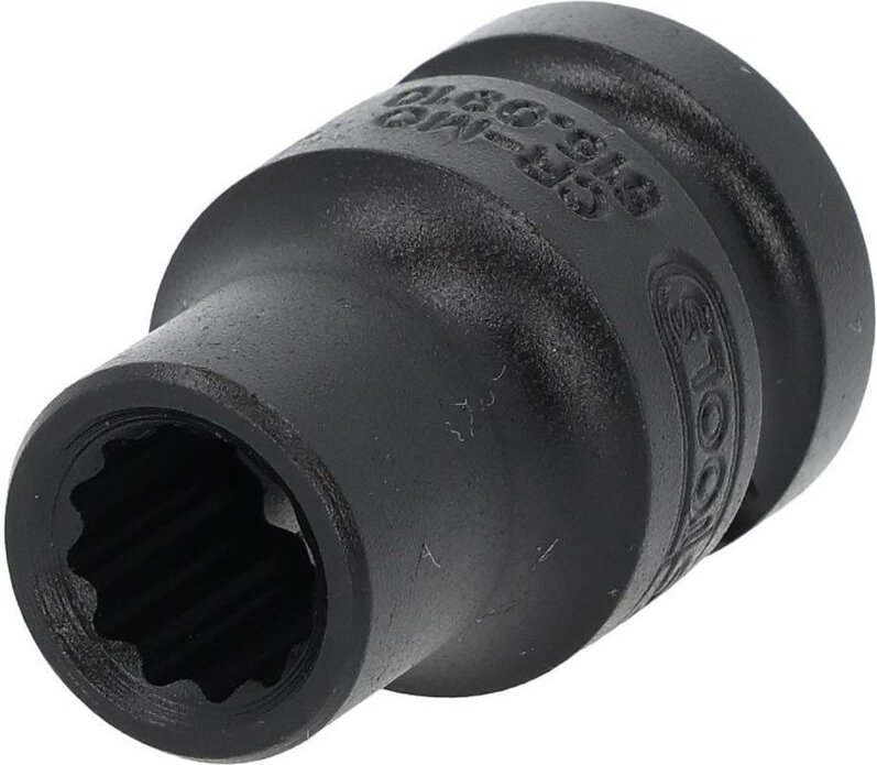 1/2' 12-kant-Kraft-Stecknuss, kurz, 10mm