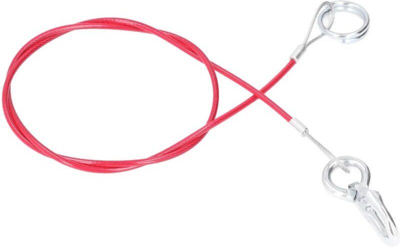 Ifor Williams Pferdeanhänger Sicherheitskabel Draht für Auto Rot ABS Edelstahl 1M 3.28Ft Breakaway 341302 Abschleppseil ...