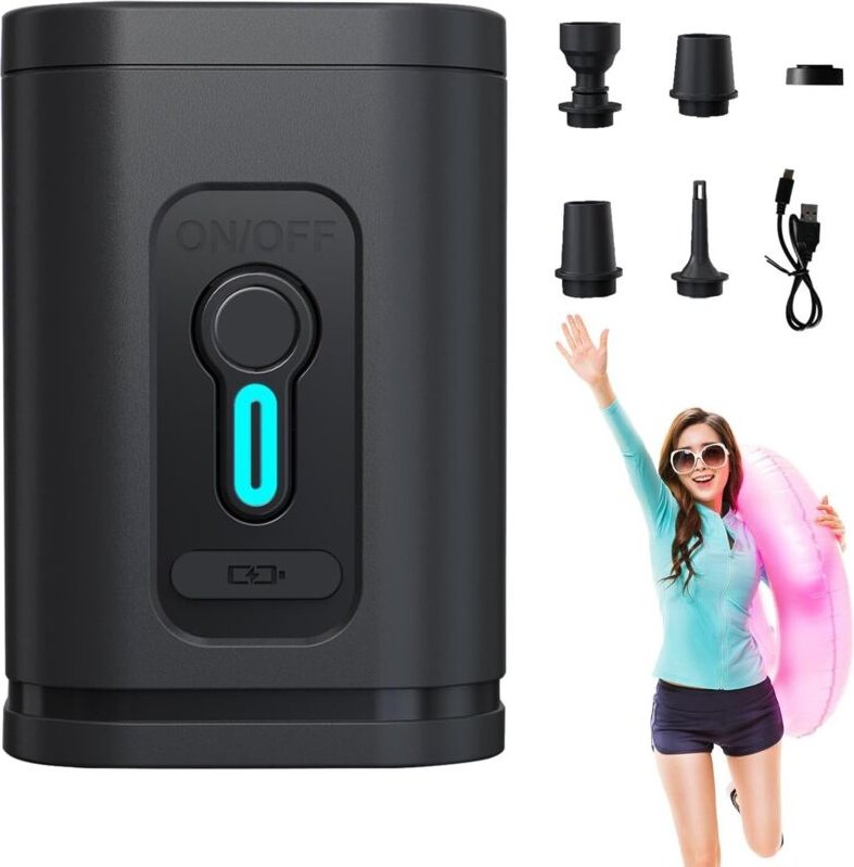 Vakuum-Aufbewahrungsbeutelpumpe, wiederaufladbare Luftpumpen, Vakuum-Luftpumpe, USB-Ladeluftpumpe, tragbare Vakuum-Aufbe...