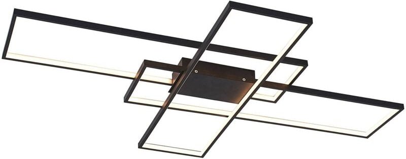 Led Deckenleuchte 'Tetson' aus Metall dimmbar für Wohnzimmer & Esszimmer von Lindby