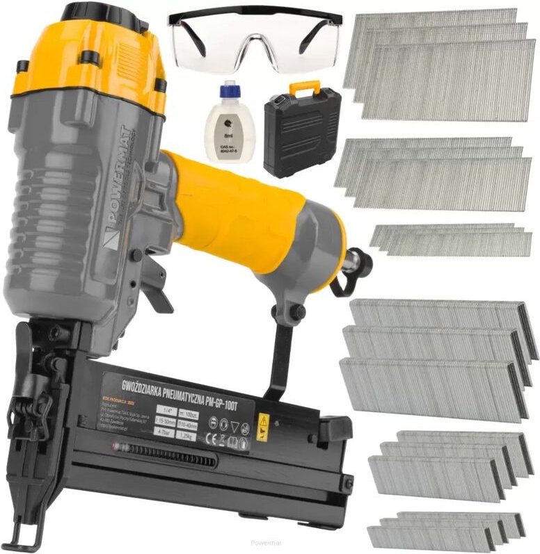 Elektronagler Elektrotacker Tacker Nagler Klammern Nägel Klammergerät Hefter Kit 2in1
