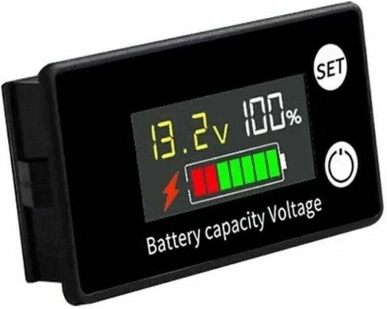 Thumbnail - KZQ - DC-DC-Batterievoltmeter 8V-100V für Blei-Säure- und Lithiumbatterien, 12V 24V 48V, LCD-Display