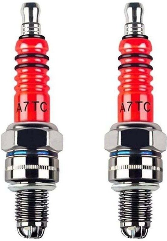 A7tc Racing Elektroden-Zündkerzen für ATV, Roller, Buggy, Karts, 2 Stück