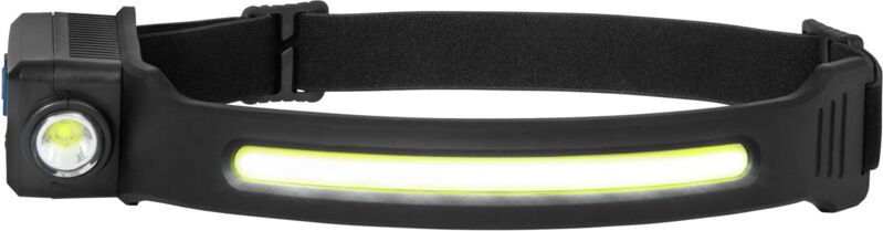 ANSMANN LED Stirnlampe, wiederaufladbare Leuchte mit verschiedenen Leuchtmodi