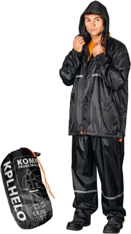 Regenanzug schwarz in versch. Größen XXXL