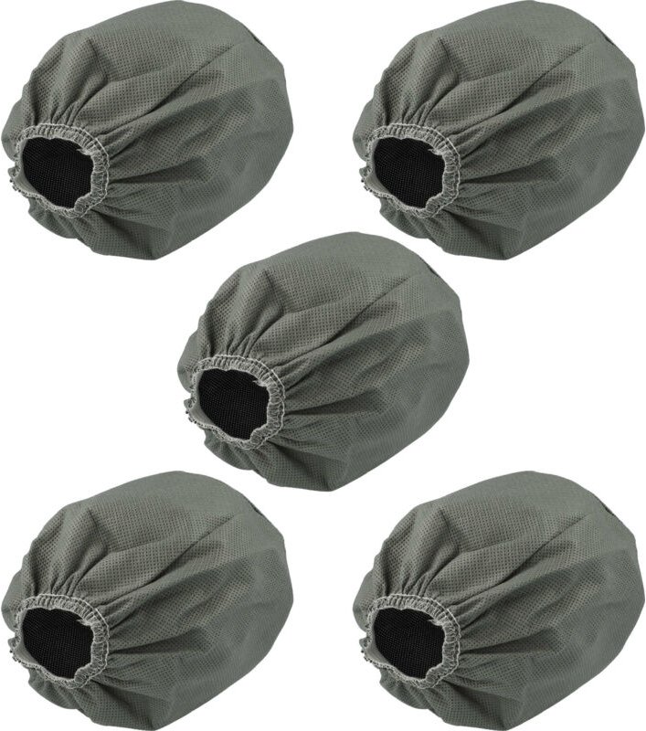 5x Textilfilter kompatibel mit Bosch UniversalVac 15 Industriestaubsauger, Nass-/Trockensauger - Stoffbeutel, Abwaschbar...