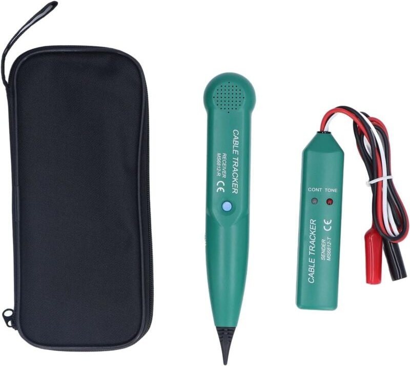 Dolaso - Kabeltester, robust, professioneller Leitungsfinder, multifunktionaler Draht-Tracker, Netzwerkkabeltester, Kabe...