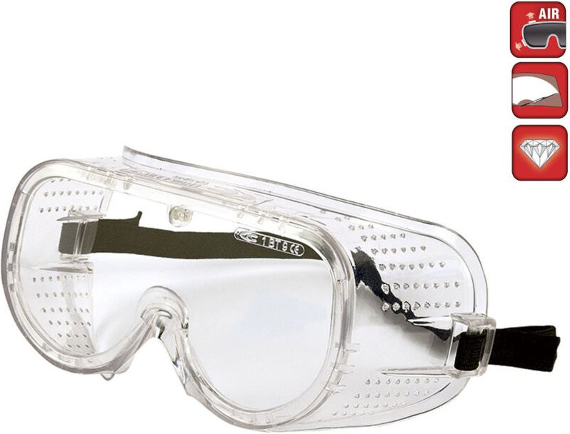 Schutzbrille aus pvc en 170