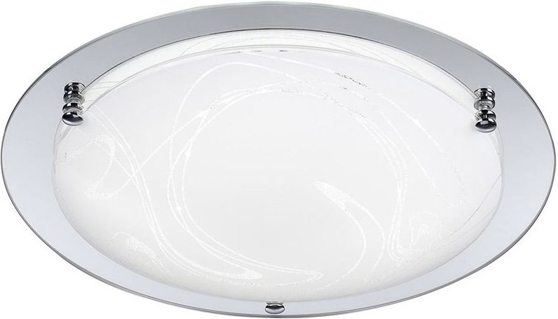 18W led Decken Lampe Wohn Zimmer Beleuchtung Glas Dekor Leuchte satiniert
