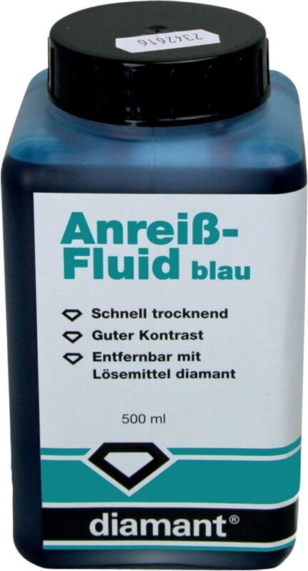 Anreißfarbe blau 500 ml Flasche