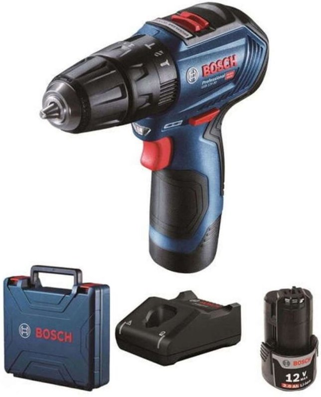 Werkzeug - 12V Akku-Bohrschrauber, 2x 2,0 Ah Li-Ion Akku, Ladegerät 06019G9100 - Bosch