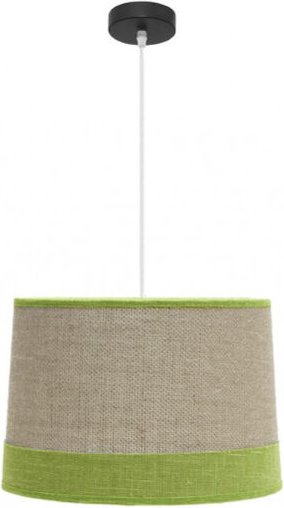 Anhänger tietar serie de Sack und Paspel de grünes Leinen Fabrilamp