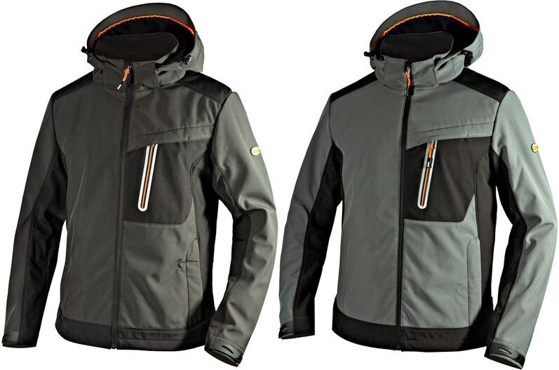 Carbon tech Softshell-Arbeitsjacke - Asphaltgrau m