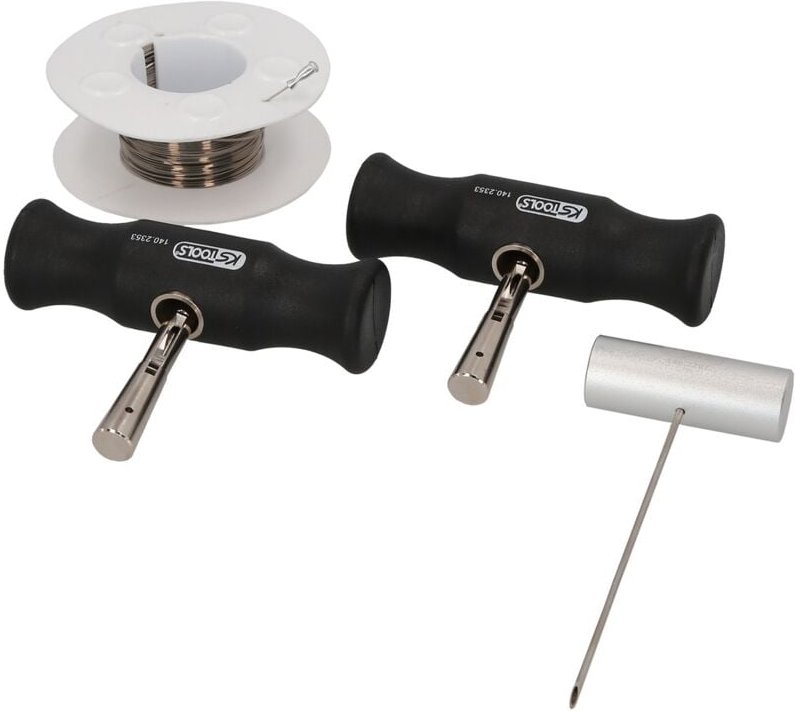 KS Tools Drahtschneide-Satz mit Schneidedraht, 4-teilig