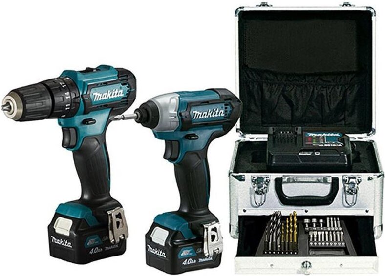 MAKITA CLX228SMX1 Combo HP333D + TD110D 12Vmax CXT (2 Akkus und Ladegerät)