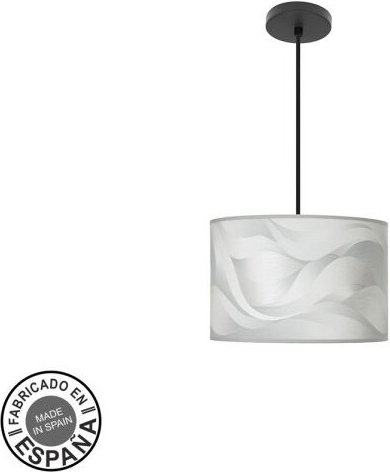 Fashion Anhänger 1xe27 schwarz/grau regx30x30cm