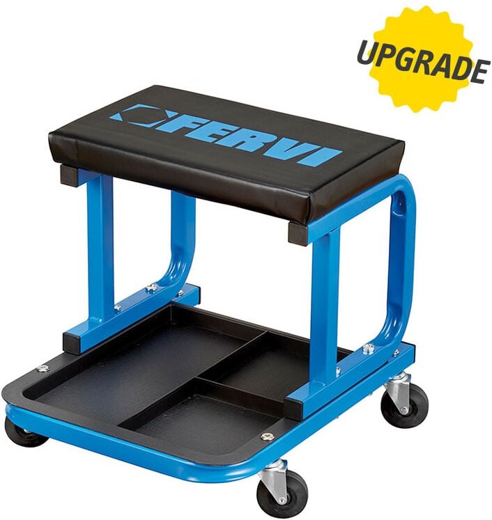 Werkstatt rollsitz werkstattsitz werkstatthocker werkstattstuhl Fervi 0645/S