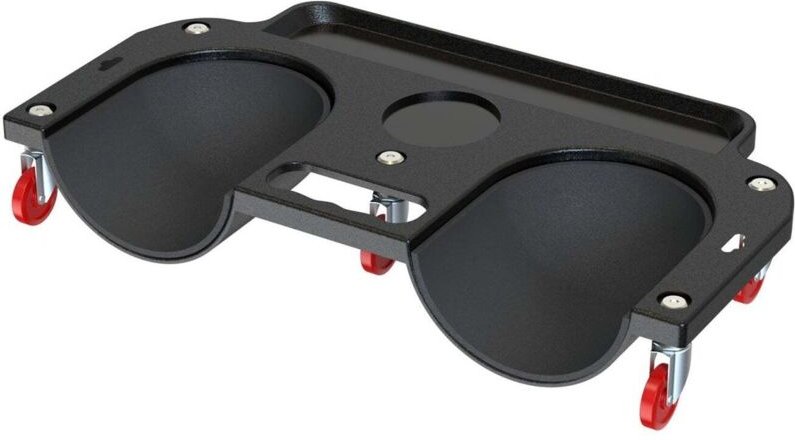 Knierolle mit Werkzeugablage für Bodenarbeiten