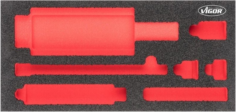 Thumbnail - Weichschaumeinlage ∙ leer ∙ V5058-L ∙ l x b x h: 393 mm x 188 mm x 35 mm