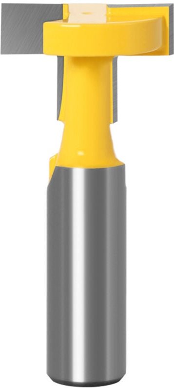 SHINING HOUSE T-Nut-Fräser, T-Schienen-Nutenfräser, 12 mm Schaft, Wolframkarbid-Nutenfräser für Holzbearbeitung, Fräsen,...