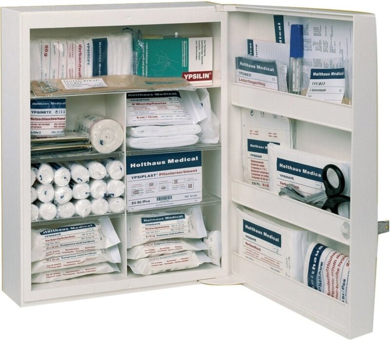 Verbandschrank Famulus, weiß