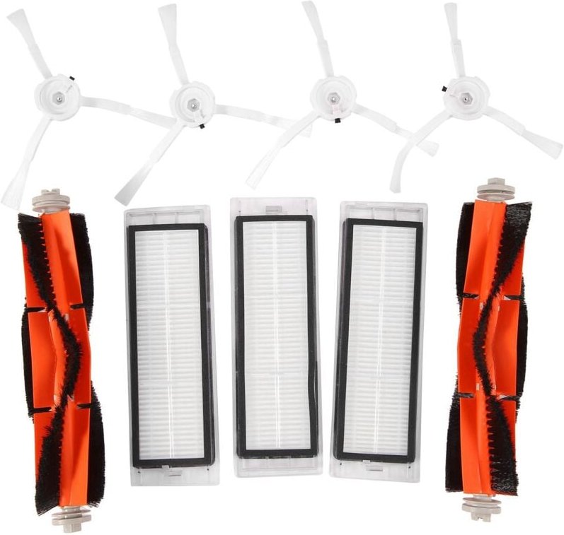 9-PACK filter hepa Seitenbürste wichtigsten Pinsel für Xiaomi Roborock mi S50 S51 S55 S5 Xiaowa Staubsauger Ersatzteile ...