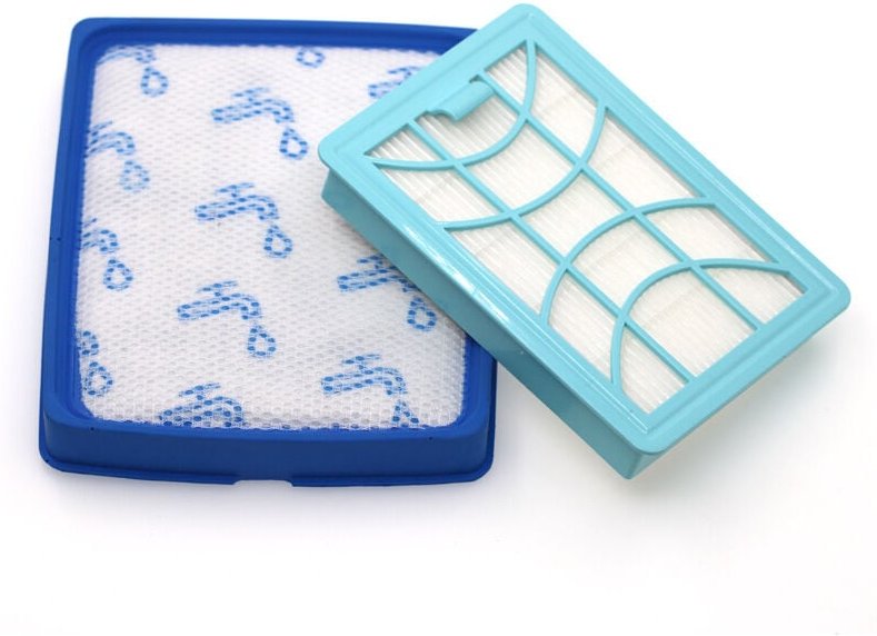 Filterpaket kompatibel mit Staubsauger Philips FC9732 FC9728 FC9735 - 2x Filterersatz - Lntyq