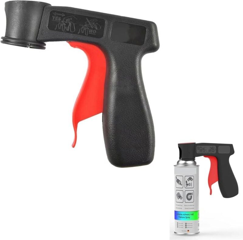 Sprühlackpistole, Sprühlackpistole, Original-Sprühpistolengriff, tragbarer Sprühlackdosengriff, Lackboxhalter, universel...