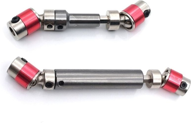 2 Teilige CVD Antriebs Welle Aus Metall Vorne und Hinten für FY03 FY-03 FY01-07 Q39 1/12 RC Auto Upgrade Teile ZubehöR