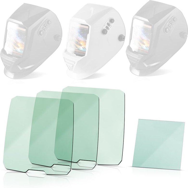 STAHLWERK Vorsatzscheiben 4er Set Schweißhelm Ersatzscheiben ST 990 XTC XB XW