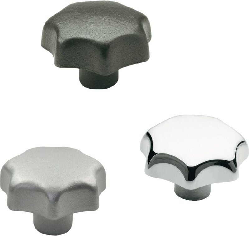 Otto Ganter Gmbh&co.kg - ganter 6336-KT-32-M6-K Sterngriff din 6336 mit Gewindebuchse Kunststoff d1 32 mm