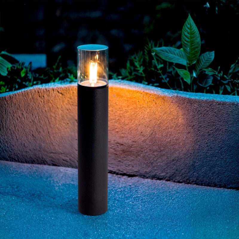 Efectoled - Wegeleuchte Aussen Oberfläche Fuss 50cm Aluminium Solok Mattschwarz