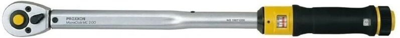 Proxxon - Industrial MicroClick mc 200 23353 Drehmomentschlüssel mit Umschaltknarre 1/2' (12.5 mm) 40