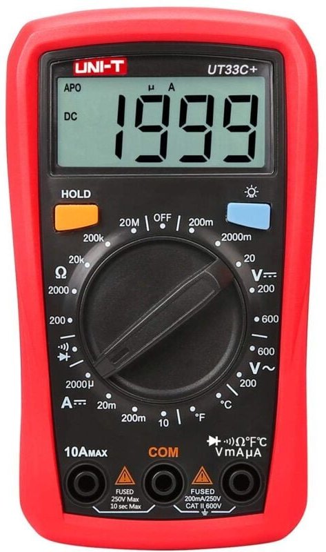 Memkey - Universelles AC/DC-Digitalmultimeter Digitalmultimeter mit HOLD-Funktion npterbl