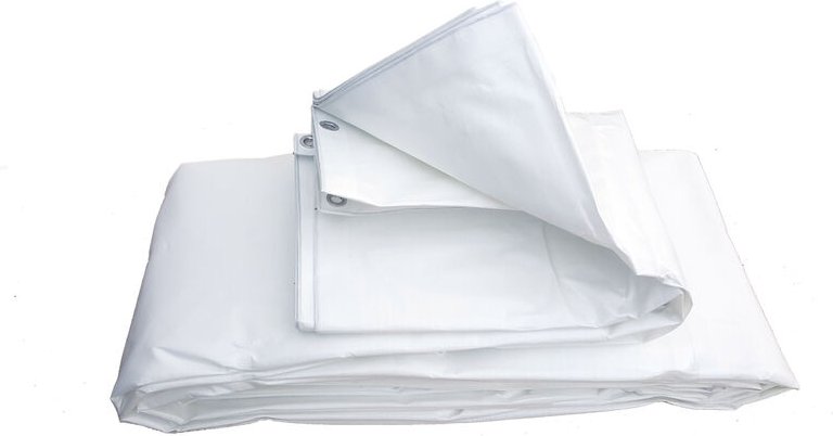 Maillestore - Verstärkte Gerüstplane 280 g/m² Transparent 3,20 m x 20 m