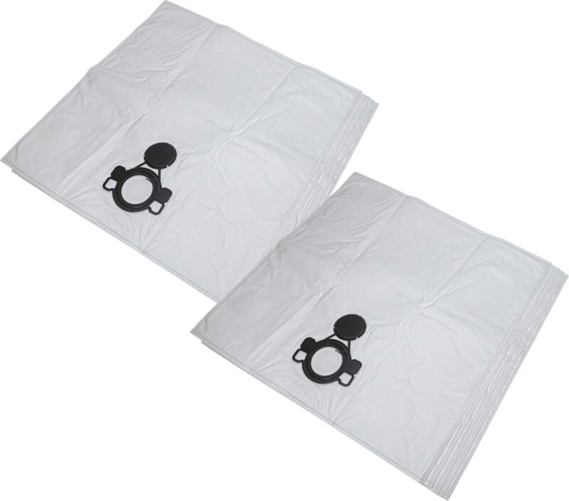 10x Staubbeutel kompatibel mit Nilfisk Attix 50-2M pc/xc Staubsauger - Mikrovlies, 36cm x 26cm Weiß - Vhbw