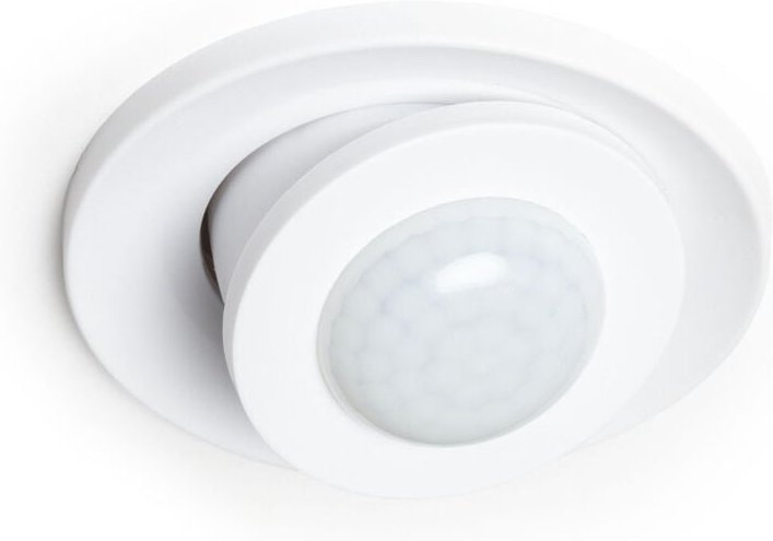 Ledkia - Bewegungssensor pir 360º versenkbar mit Zeitschaltuhr Weiß