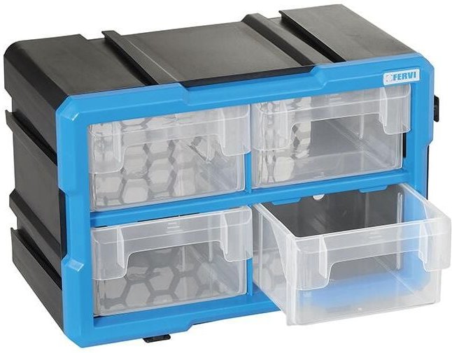Modulare Kommode mit 4 ausziehbaren Schubladen fur die Werkstatt Fervi c086/04c