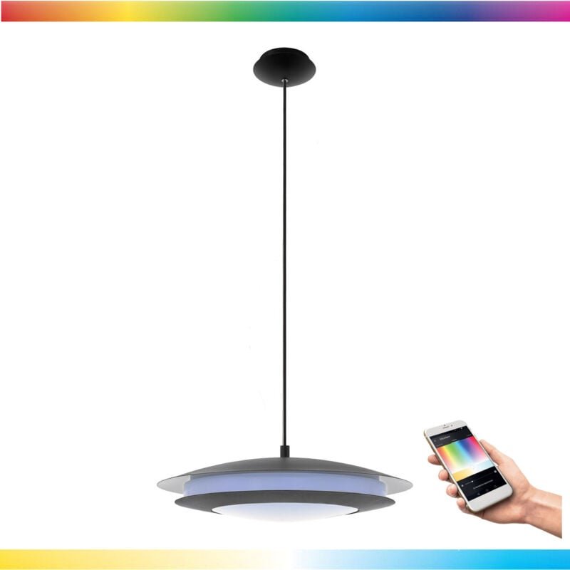 Thumbnail - Eglo - Smart Home rgb led Decken Pendel Leuchte Wohn Zimmer Tageslicht app Hänge Lampe dimmbar 33226