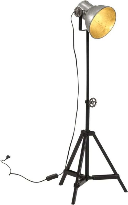 Stehleuchte 25 w Vintage-Silber 35x35x65/95 cm E27 Vidaxl