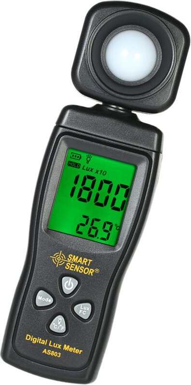 Decdeal smart sensor Mini Digital Lux Meter lcd Display Handheld Illuminometer Luminometer Photometer Luxmeter Licht 0-2...