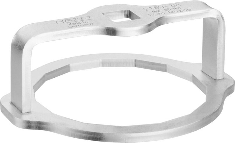 Hazet - lfilter-Schlüssel, Vierkant hohl 12,5 mm (1/2), Außen-15-kant Profil, 105 mm