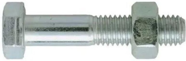 Ultima Schraube verzinkt Weiß 12 mm x 40 mm