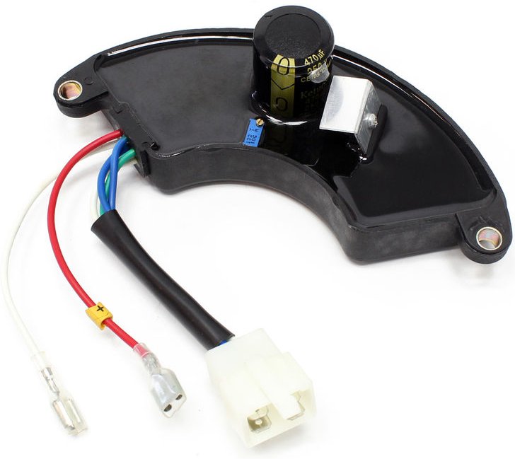 Wiltec Ersatzteil für Stromerzeuger automatische Spannungsregelung, Spannungsregler 3000-6500 W für Benzinmotoren, für k...