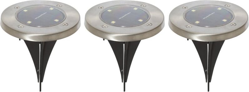 Star - Trading Solar-Bodenleuchte Lawnlight 3er Set