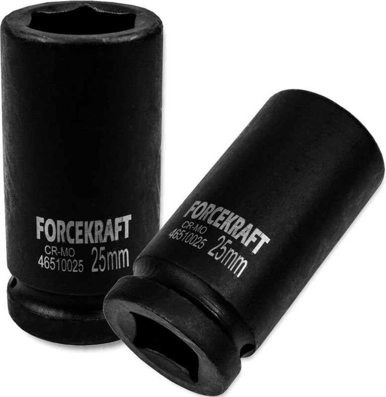 FORCEKRAFT Tiefbett-Schlagnuss 25 mm 3/4" 6-kant