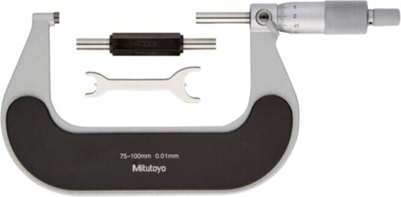 Mitutoyo - Bügelmessschraube mit therm. Isolierung 75-100mm